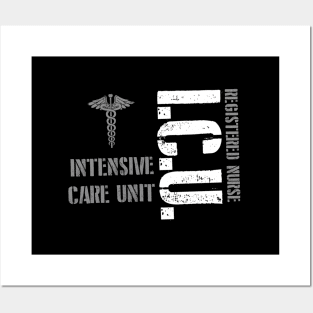 Icu Registered Nurse Intensive Care Unit Rn Staff Posters and Art